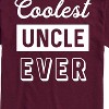 Men's - Instant Message - Coolest Uncle Ever Short Sleeve Graphic T-Shirt - 2 of 4