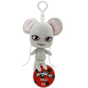 Miraculous Ladybug - Kwami Lifesize 5-inch Plush Clip-on Toy, Super Soft Collectible with Glitter Stitch Eyes and Color Matching Backpack Keychain - 1 of 4