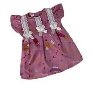Doll Clothes Superstore Ice Cream Print Nightgown Fits 14 Inch Baby Alive And Little Baby Dolls - 1 of 4