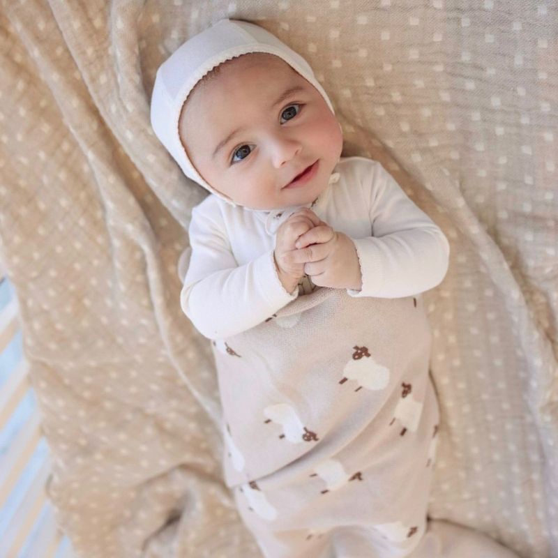 100% Luxury Cotton Knit Swaddle Receiving Blanket for Newborns and Infant Boys and Girls, 2 of 9