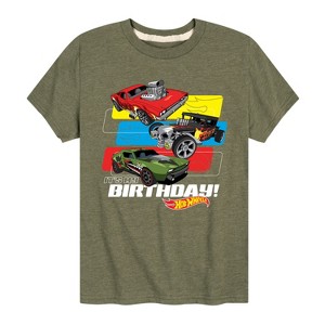Boys' - Hot Wheels - Its My Birthday Short Sleeve Graphic T-Shirt - 1 of 3