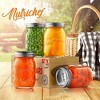 NutriChef 4 Pcs. Glass Mason Jars with Regular Lids and Bands, DIY Magnetic Spice Jars, Ideal for Meal Prep, Jam, Honey, Wedding Favors, and more - 3 of 4
