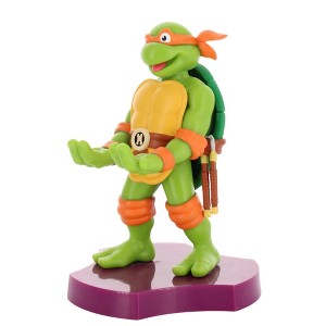 Exquisite Gaming: Holdems: TMNT - Michaelangelo - Earbud & Phone Holder - 1 of 4