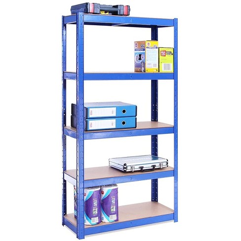 5-Shelf 30 in. x 12 in. x 60 in. Freestanding Storage Unit-GRZR5-3012-5PCB  at The Home…