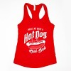 Simply Sage Market Makes Me Want A Hot Dog Real Bad Solid Racerback Tank - 2 of 3