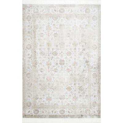 Nuloom Elyse Vintage Floral Fringe Indoor Area Rug