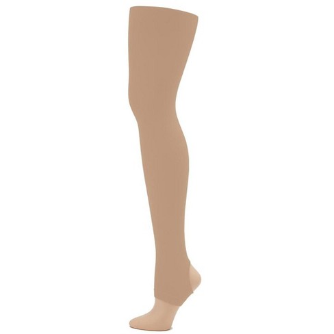 Capezio Calze Con Staffa Ultra Soft Per Bambine E Ragazze - Vita In Maglia, Taglia Unica 2-6 - 2