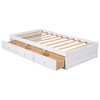 KWPZQEB Twin Size Platform Storage Bed with 3 Drawers, No Box Spring Needed, Noise Free, Easy Assembly - 4 of 4