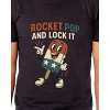Men's Rocket Pop And Lock It Popsicle Patriotic Funny T-Shirt For Adults - 4 of 4