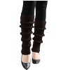 INSPIRE CHIC Women's Knitted Solid Color Warm Knee High Length Ribbed Leg Warmers - 2 of 4