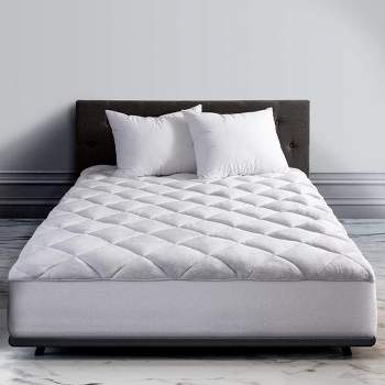 CIRCLESHOME Double Puff Fleece mattress Pad for Cozy and Comfortable Sleep