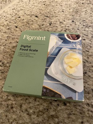 11lb Digital Kitchen Food Scale White - Figmint™