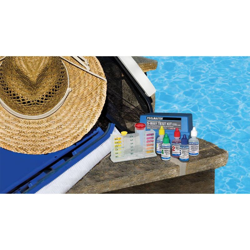 Poolmaster Premiere Collection 5-Way Swimming Pool Spa and Hot Tub Water Chemistry Test Kit with Case, 4 of 5