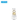Unique Bargains Plastic Bulk Elegant DIY Crafts Jewelry Making Pearl Pendant 100 Pcs - 2 of 4