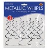 Beistle Metallic Whirls, Assorted Colors, 8-13.5" & 4-25", (24/Pkg) - 2 of 2