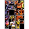 Five Nights At Freddy's FNAF Graphics Boy's Black T-shirt - 2 of 3