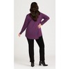Avenue Women's Plus Size Glam Denim Woven Jean - 3 of 4