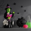 16.14" Light and Sound Witch Figural Halloween Decorative Prop Black - Hyde and EEK! Boutique™ - 2 of 3