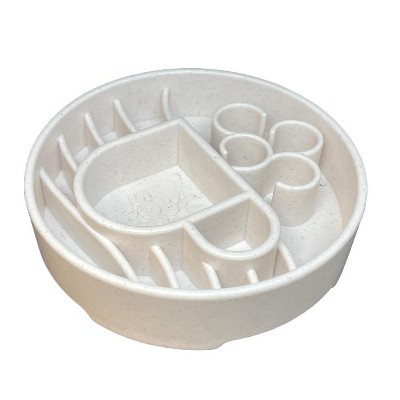 Java Mocha Speckle Slow Feeder Dog Bowl
