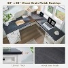 SinCiDo Home Office Desk, Modern Farmhouse 59" Computer Desk w/File Cabinet for Letter, T4, F4 Legal Storage, for Writing & Studying - 4 of 4