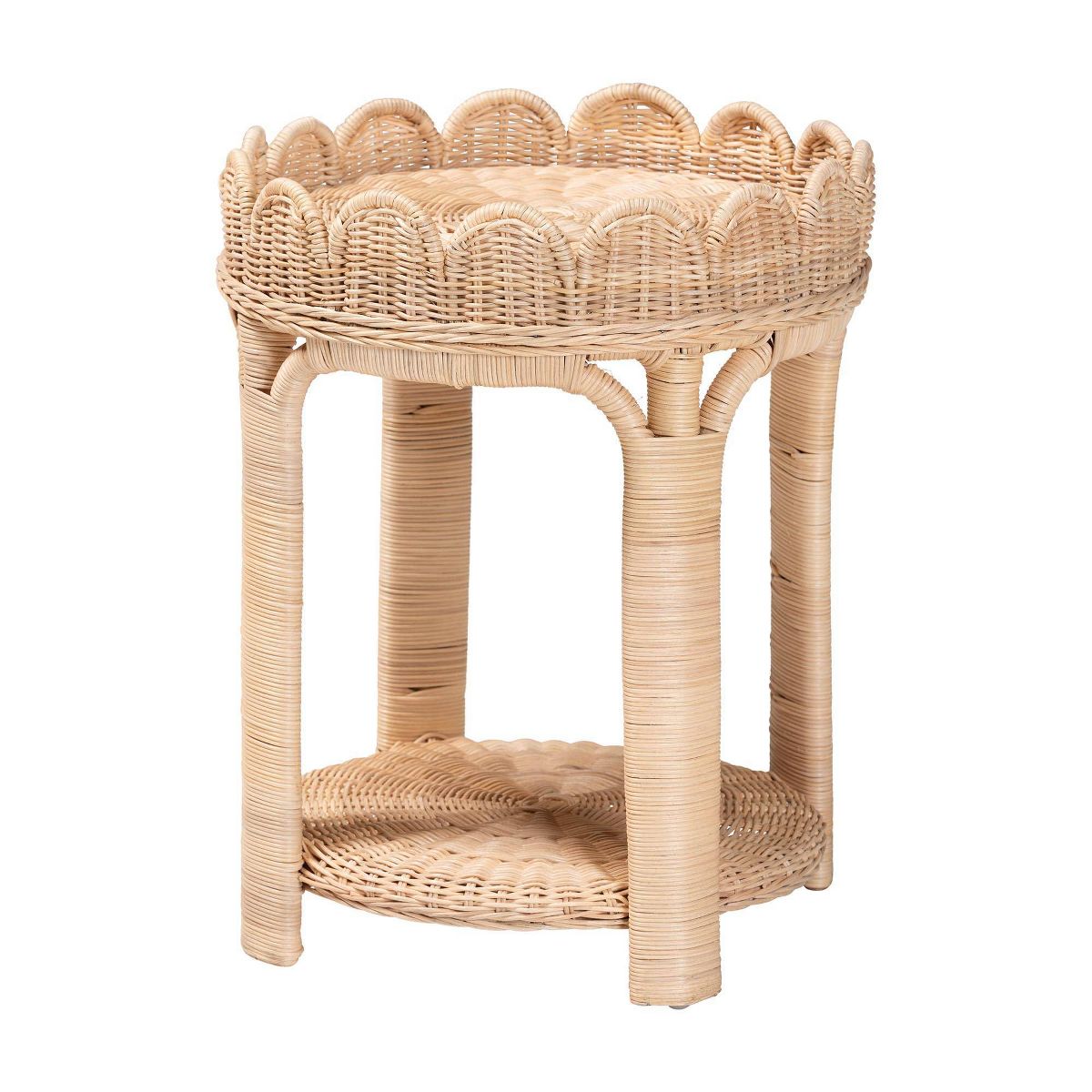 bali & pari Latoya Natural Rattan End Table Natural Brown - thumbnail 8