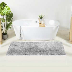 Haven Collection Bathroom Rug 100% Polyester Tufted Bath Mat, Non-Slip TP Rubber Backing, Machine Washable Bath Rug - 1 of 2