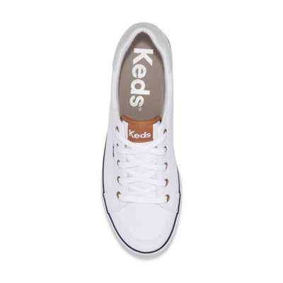 Женские кроссовки Keds Women's Center III Canvas Lace Up Sneakers White/Navy 9 — фото 3