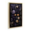 Stupell Industries Flower Specimens on Black Framed Floater Canvas Wall Art - 3 of 4