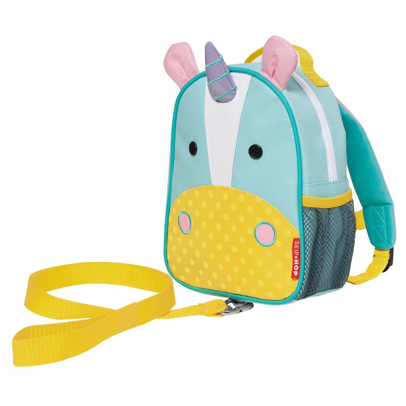 Skip Hop Zoo Little Kids&#39; &#38; Toddler Harness Backpack - Unicorn, 1 of 7