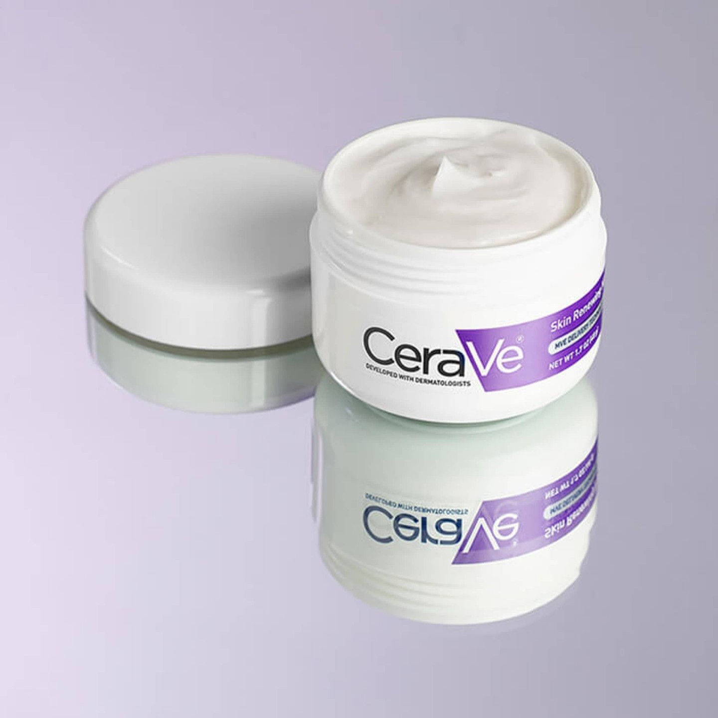 Обновляющий ночной крем для лица CeraVe Skin Renewing, 1.7 fl oz, цвет: Кремовый — фото 2