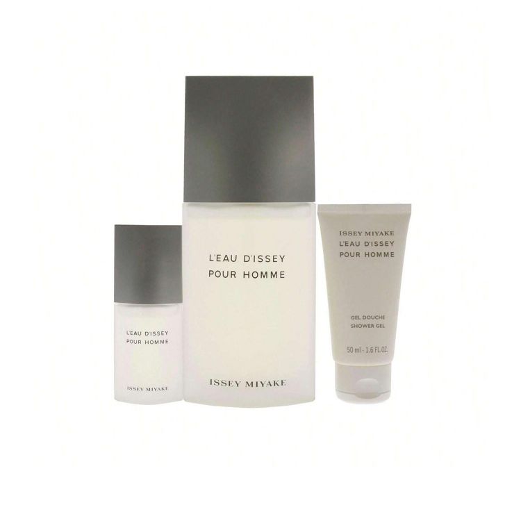 Issey Miyake Pour Homme 3 Pcs Set : 4.2 Eau De Toilette Spray + 1.6 Shower Gel + 0.5 Eau De Toilette Spray, 1 of 1