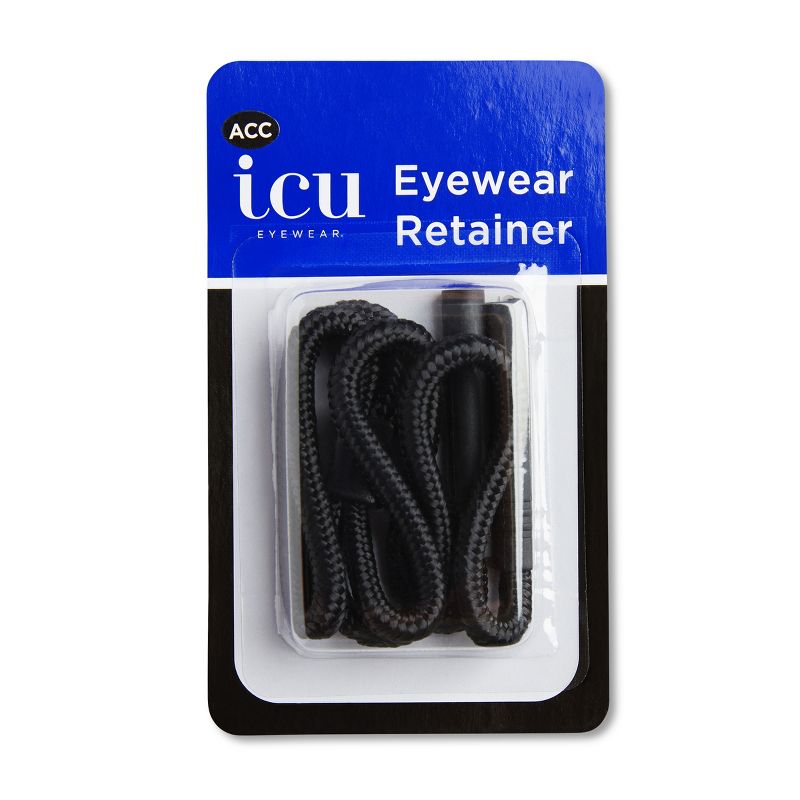 ICU Eyewear Black Active Eyeglass Rope with Rubber Tips - 1ct, 3 of 5