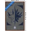 Trends International NHL Winnipeg Jets - Logo 25 Framed Wall Poster Prints - 3 of 4