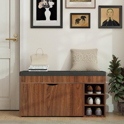 Shelbie 12 Pair Shoe Storage Bench