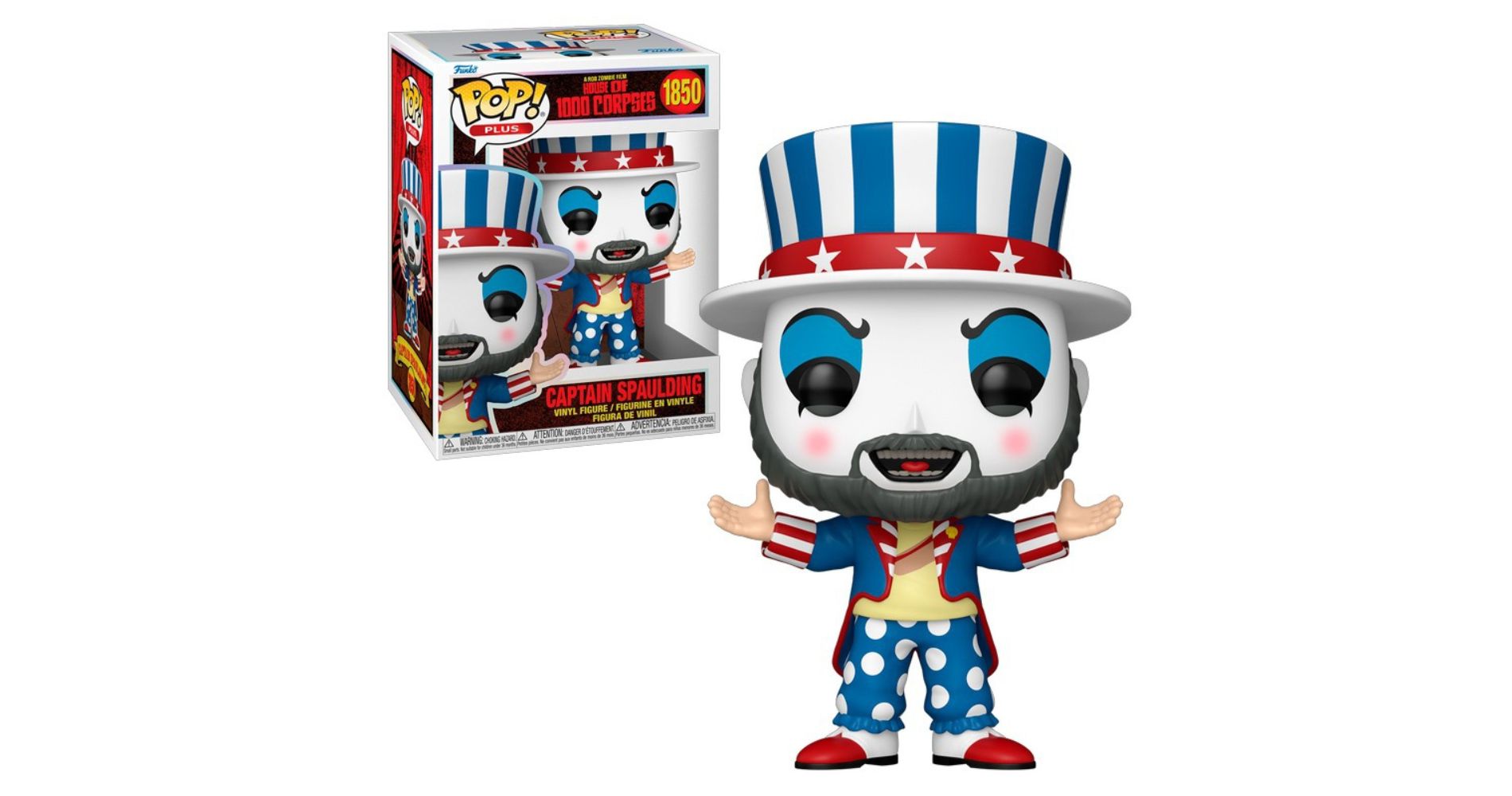 Funko Pop! House of 1000 Corpses: Captain Spaulding #1850 Plus