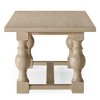 Maven Lane Leon Traditional Wooden Dining Table in Antiqued Finish - 4 of 4