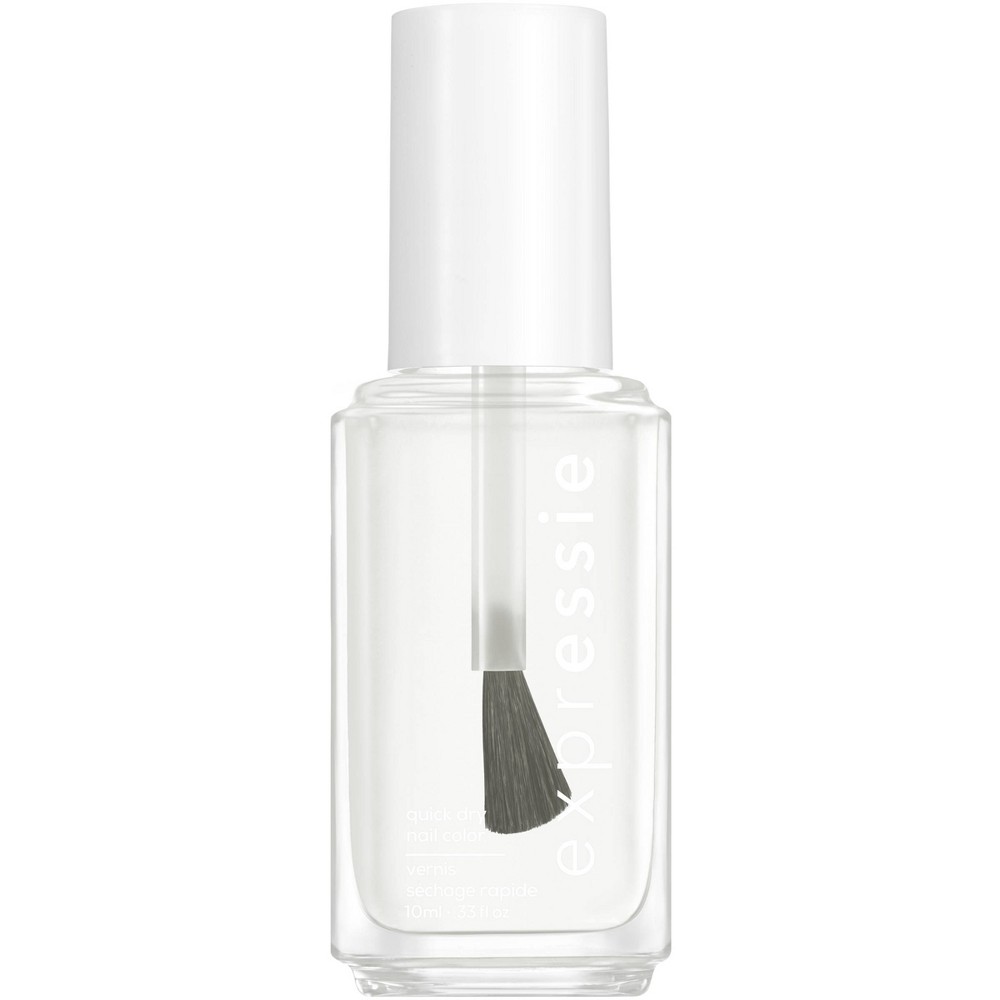 Photos - Nail Polish Essie expressie Quick-Dry  - 390 Always Transparent - 0.33 fl o 