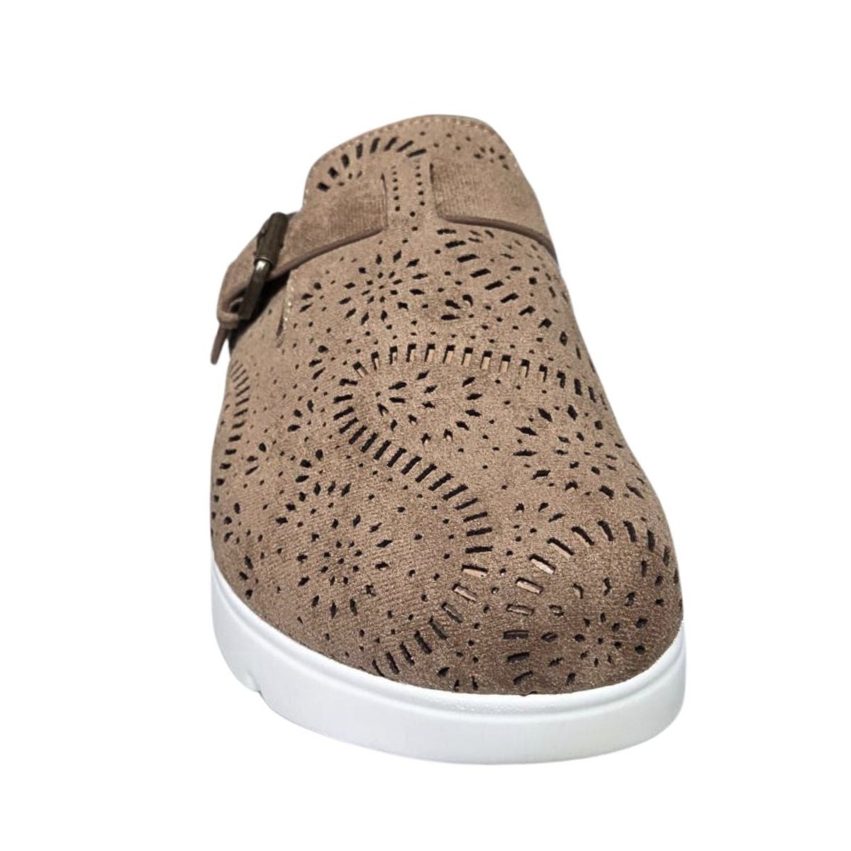 Женские сабо Very G Womens Lulu Dyecut Suede Mule Slip On Shoes, Tan (9) — фото 4