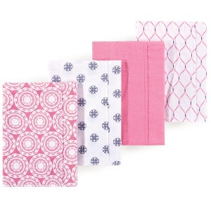 Luvable Friends Hudson Baby Flannel Burp Cloths 4pk - 1 of 1