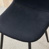 Kumasinova Luxury Dining Chairs Set of 4,High Resilience Kitchen Chairs with Linen Cotton Fabric,Dining Room Chairs with Metal Legs for Dining Table - 3 of 4