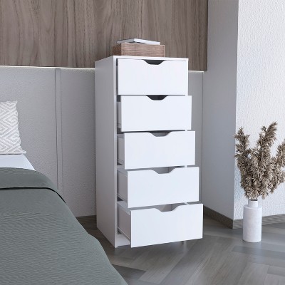 Bella Depot 5 Drawers Tall Dresser