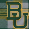 NCAA Baylor Bears Plaid Steel Royal Plush Faux Shearling Blanket - 2 of 3
