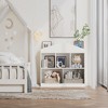 Kids Bookshelf, Kids Toy Storage Cabinet, 5-Cubby Bookcase, Toddlers Playhouse Cabinet, Wood Storage Toy Shelf for Nursery, Playroom, Kids Room - 4 of 4