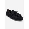 Fenora - Black Genuine Leather Fringed Tassel Loafer (Women) | Forever & Always Shoes - 3 of 4