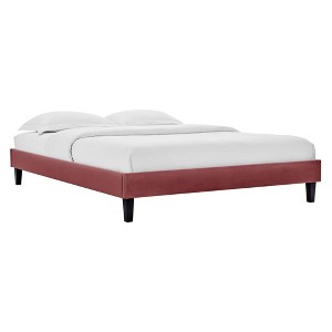 Modway Reign King Performance Velvet Platform Bed Frame - 1 of 4