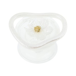 Unique Bargains Irregular Ring Shell Flower Phone Grip Beige 1 Pc - 1 of 4