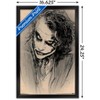 Trends International DC Comics Movie - The Dark Knight - The Joker - Sketch Framed Wall Poster Prints - 3 of 4