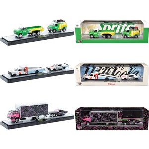 Auto Haulers "Soda" Set of 3 pieces Release 38 Limited Edition to 8000 pieces 1/64 Diecast Model Cars by M2 Machines - 1 of 4