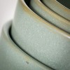 Sullivans 8", 7.25" & 6" Blue Planter With Saucer Set of 3, Ceramic - 2 of 3