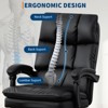 High Back Ergonomic Office Chair with Lumbar Support & Headrest, Adjustable Swivel Task Chair with Armrests for Home & Office - 4 of 4